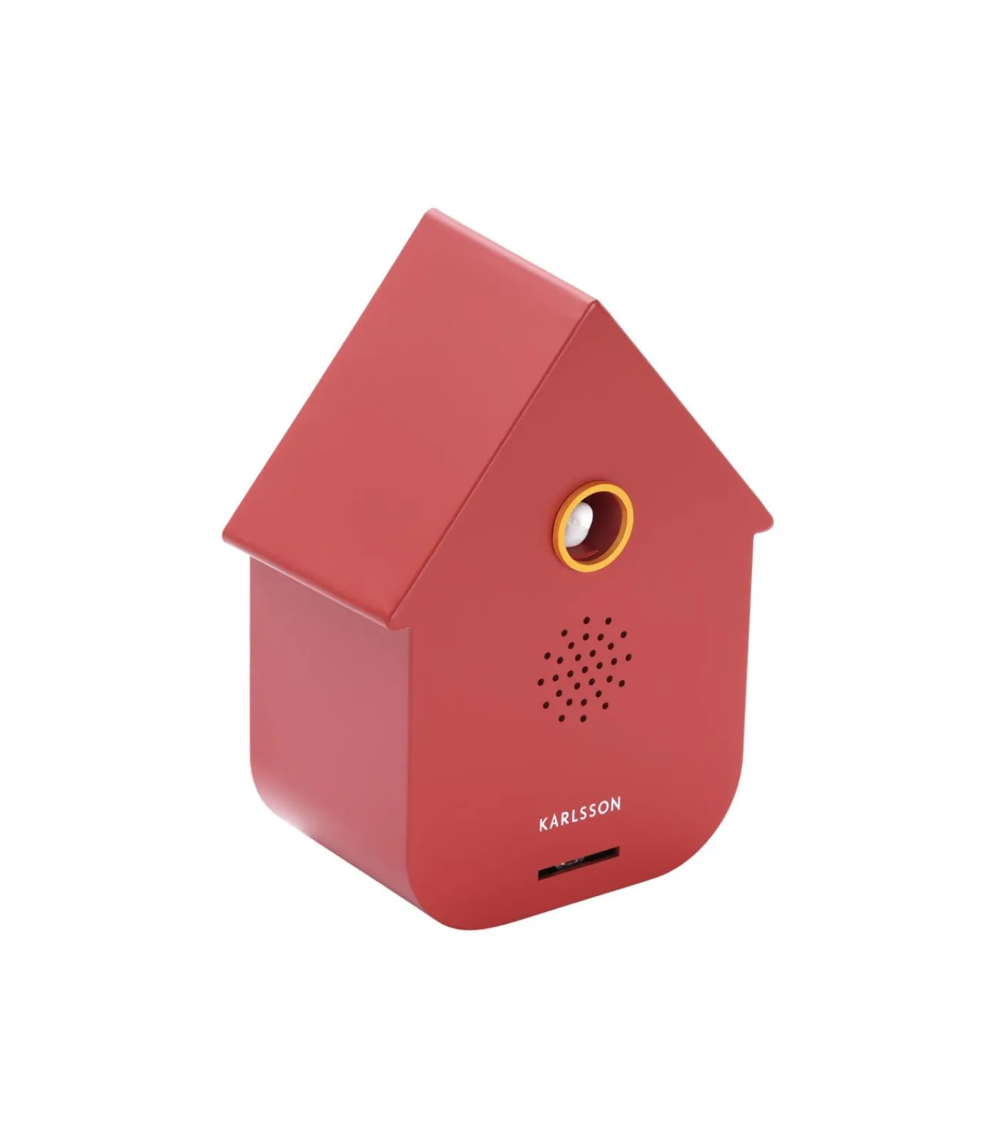 Discount Ornament Sound Box Modern Cuckoo - Rood - 12x7.5x11.5cm Decoratie