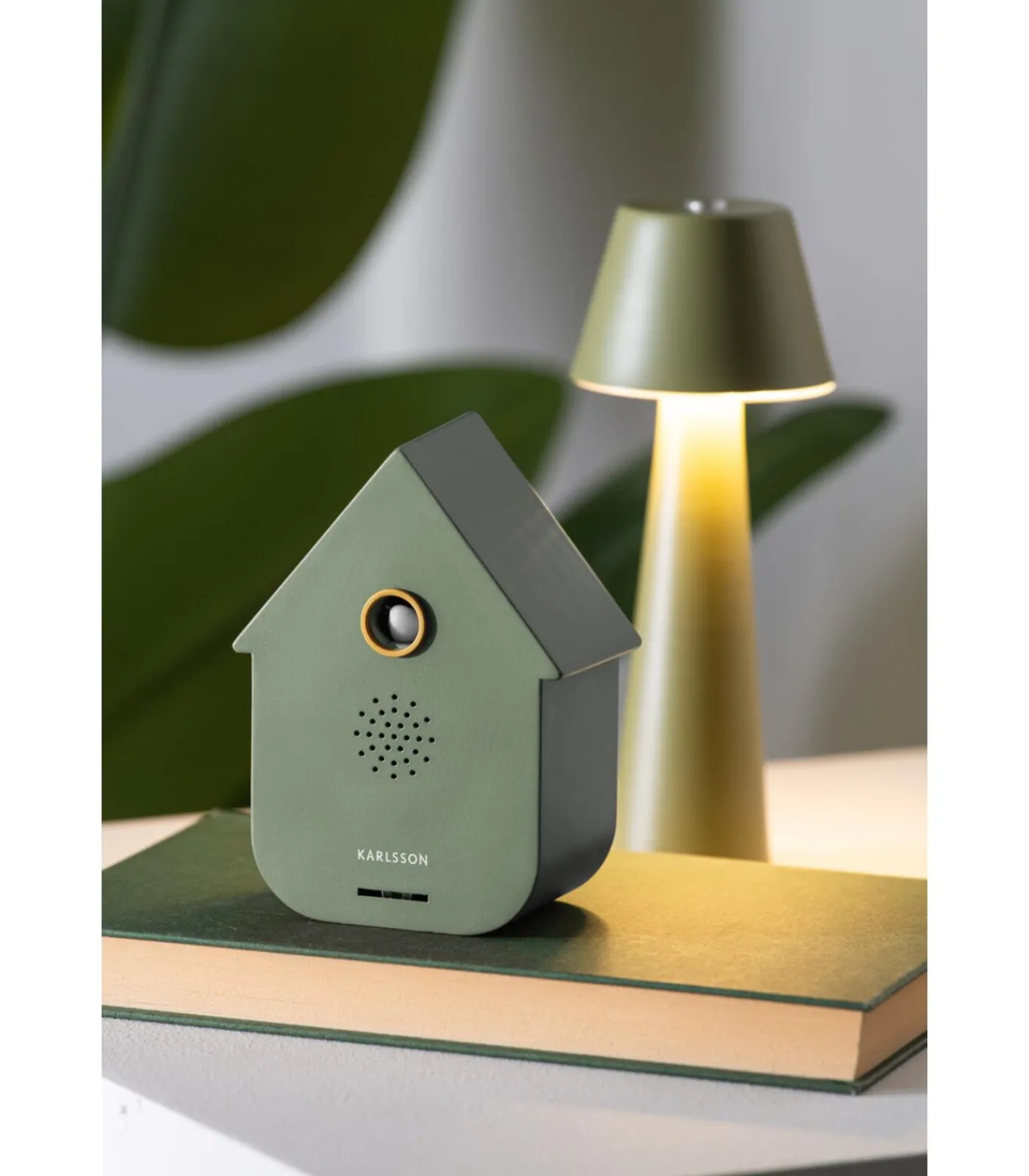 Sale Ornament Sound Box Modern Cuckoo - Groen - 12x7.5x11.5cm Decoratie