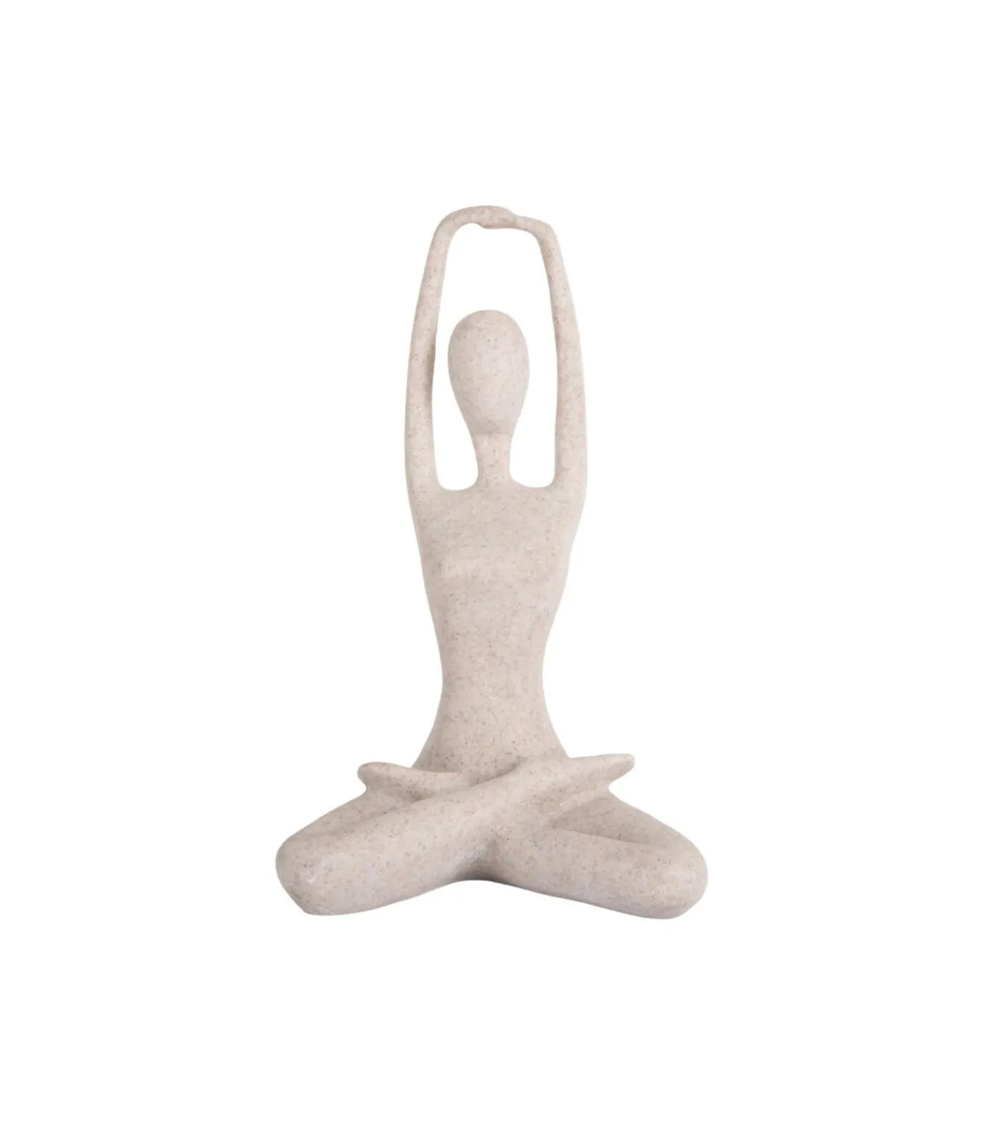 New Ornament Stretched Lotus - Grijs - 14.5x12x23.5cm Decoratie