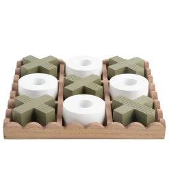 Online Ornament Tic Tac Toe - Groen - 18.5x18.5x5cm Decoratie