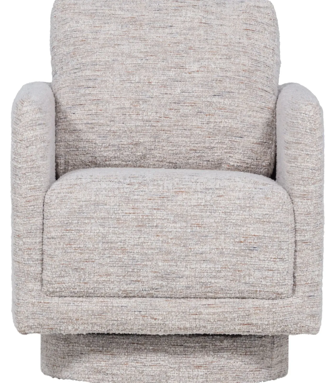 Hot Oska Draaifauteuil - Melange Stof - Naturel - 64x78x79 Zetels