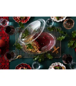 Sale Ovenschaal met deksel - Hittebestendig glas - Ovaal - 28 x 19 cm / 4 liter Bakken