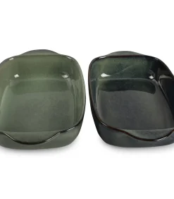 Discount Ovenschaal 32/25,5x20,5xH7cm groen/blauw Meridian Bakken