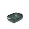 Discount Ovenschaal 25/19,5x16,5xH6cm groen/blauw Meridian Bakken