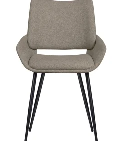 Best Parade Eetkamerstoelen - Melange Stof - Zand - Set van 6 Stoelen