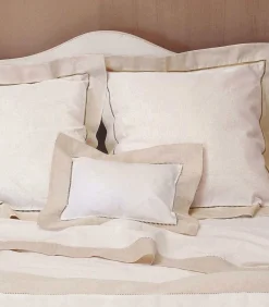 Sale Paris - Tweekleurig laken in halflinnen Made in France Lakens