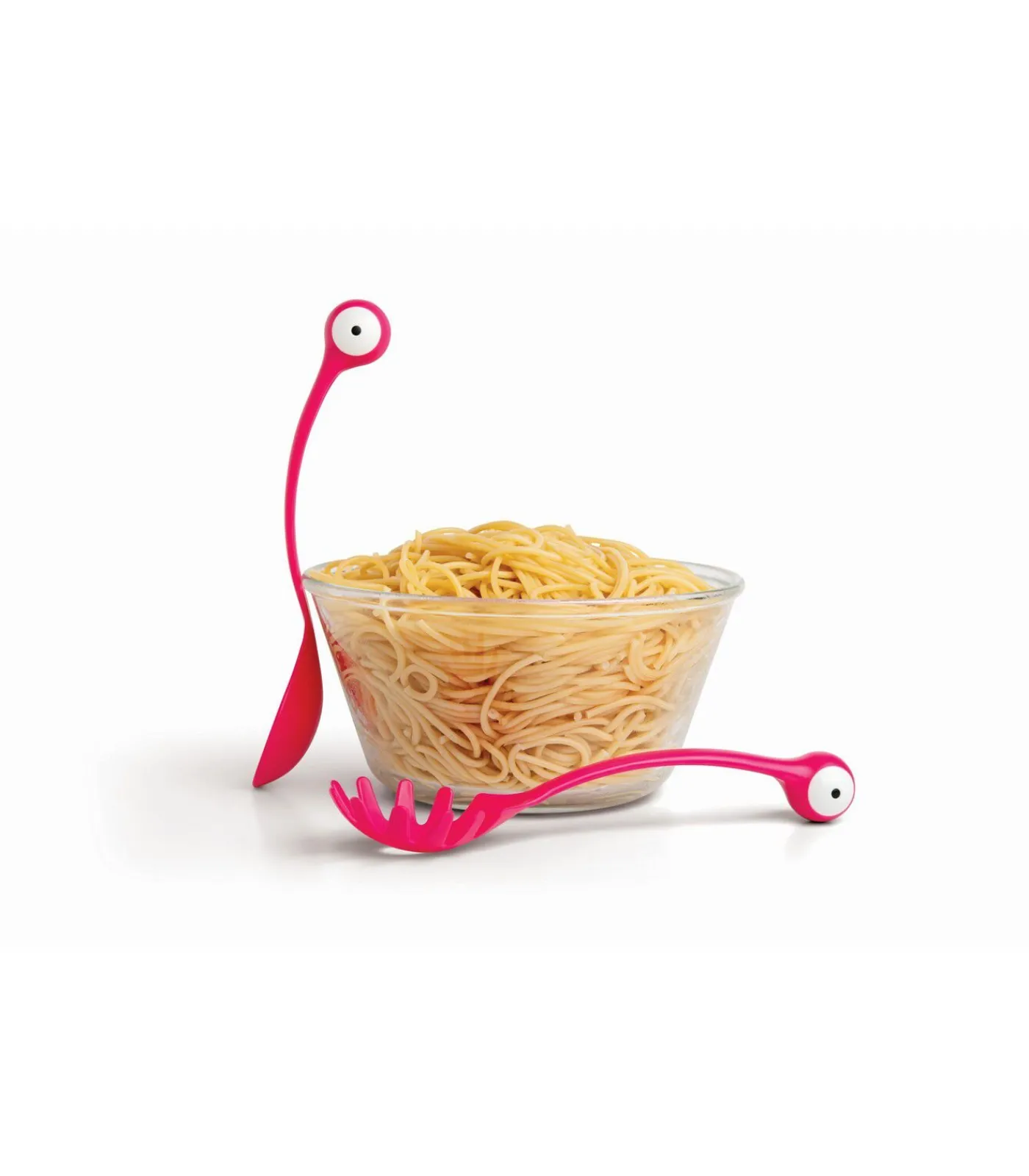 Discount Pasta Monsters - opschepbestek - roze Bestek