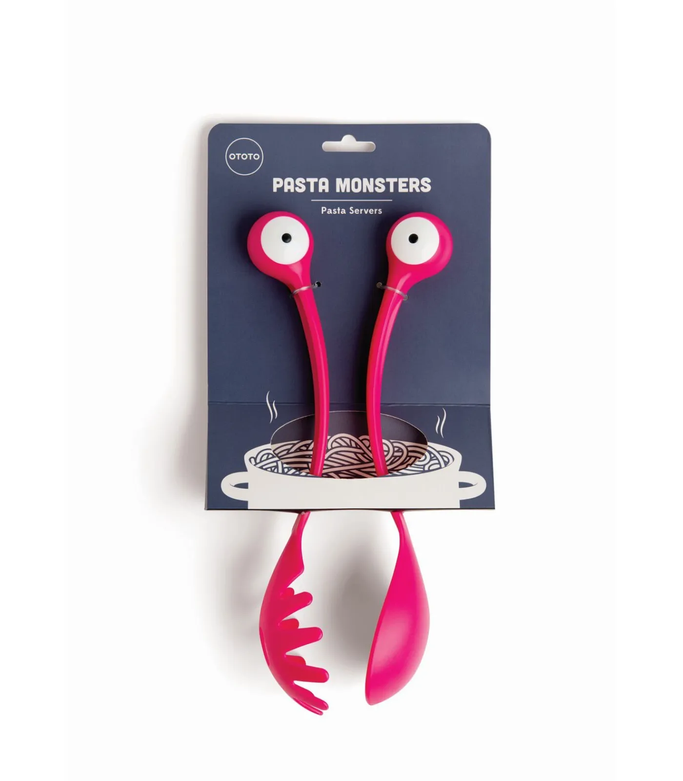 Discount Pasta Monsters - opschepbestek - roze Bestek