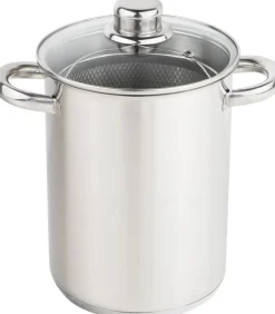 Sale Pastapan / Aspergepan met Glazen Deksel - RVS - ø 16 cm / 4.0 liter Potten & Pannen