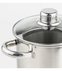 Sale Pastapan / Aspergepan met Glazen Deksel - RVS - ø 16 cm / 4.0 liter Potten & Pannen