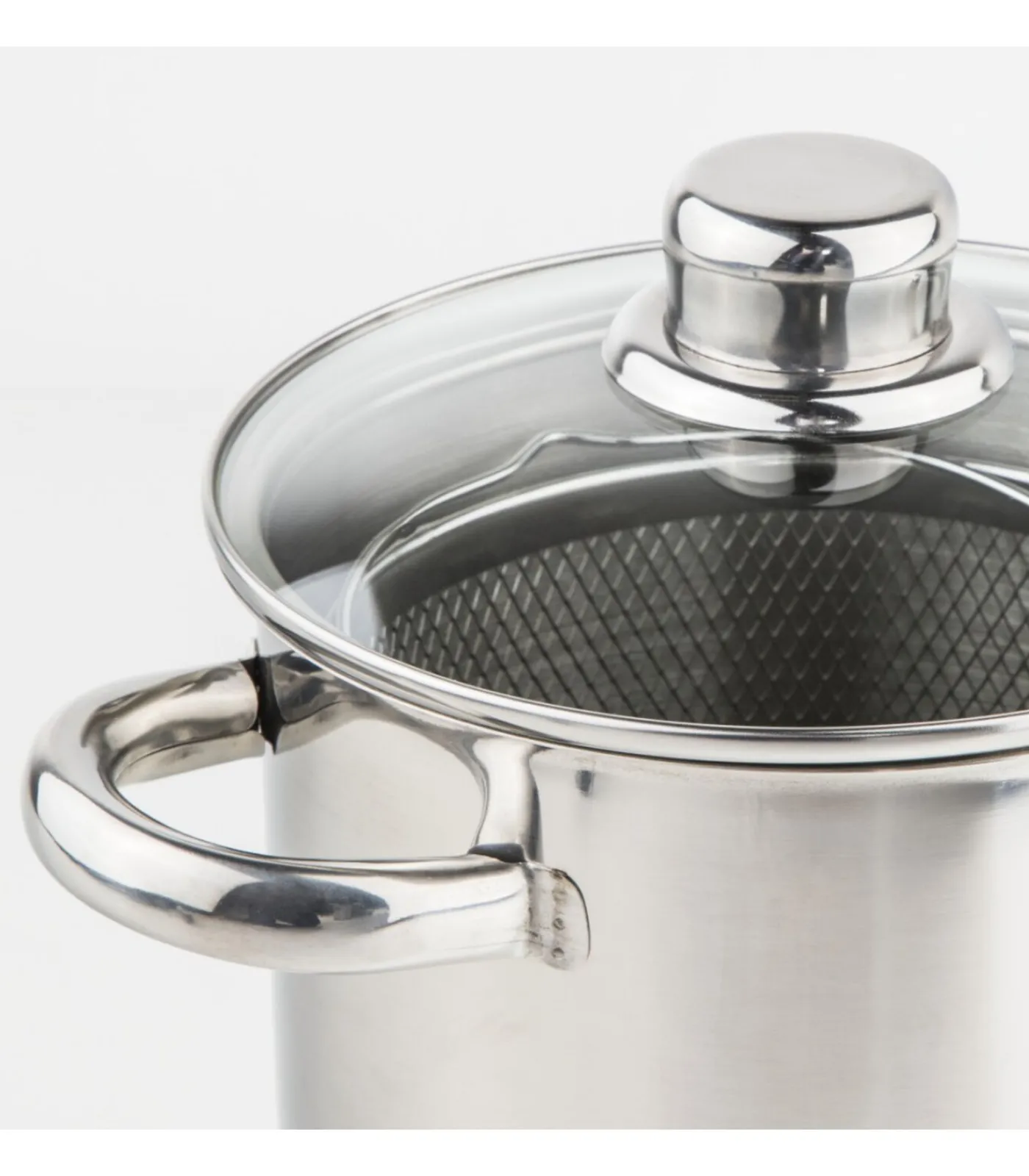 Sale Pastapan / Aspergepan met Glazen Deksel - RVS - ø 16 cm / 4.0 liter Potten & Pannen