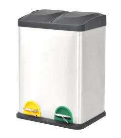 Hot Pedaalemmer voor recycling 36 L roestvrij staal Manden En Bakken