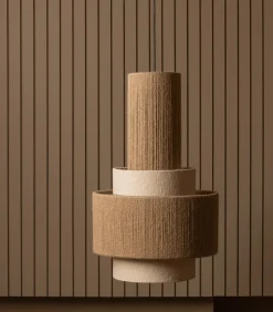 Online Pelle Hanglamp - Touw - Naturel - 56x38x38 Hanglampen