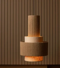 Online Pelle Hanglamp - Touw - Naturel - 56x38x38 Hanglampen