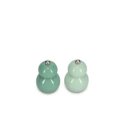 Outlet Peper/zoutmolen H12cm groen Betty - set/2 Keukenaccessoires