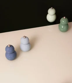 Outlet Peper/zoutmolen H12cm groen Betty - set/2 Keukenaccessoires