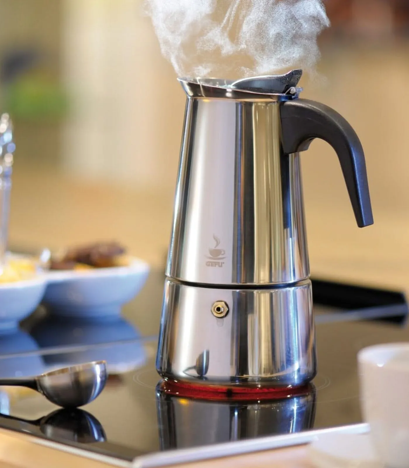 New Percolator Emilio 4 Kops Koffie & Thee Maken