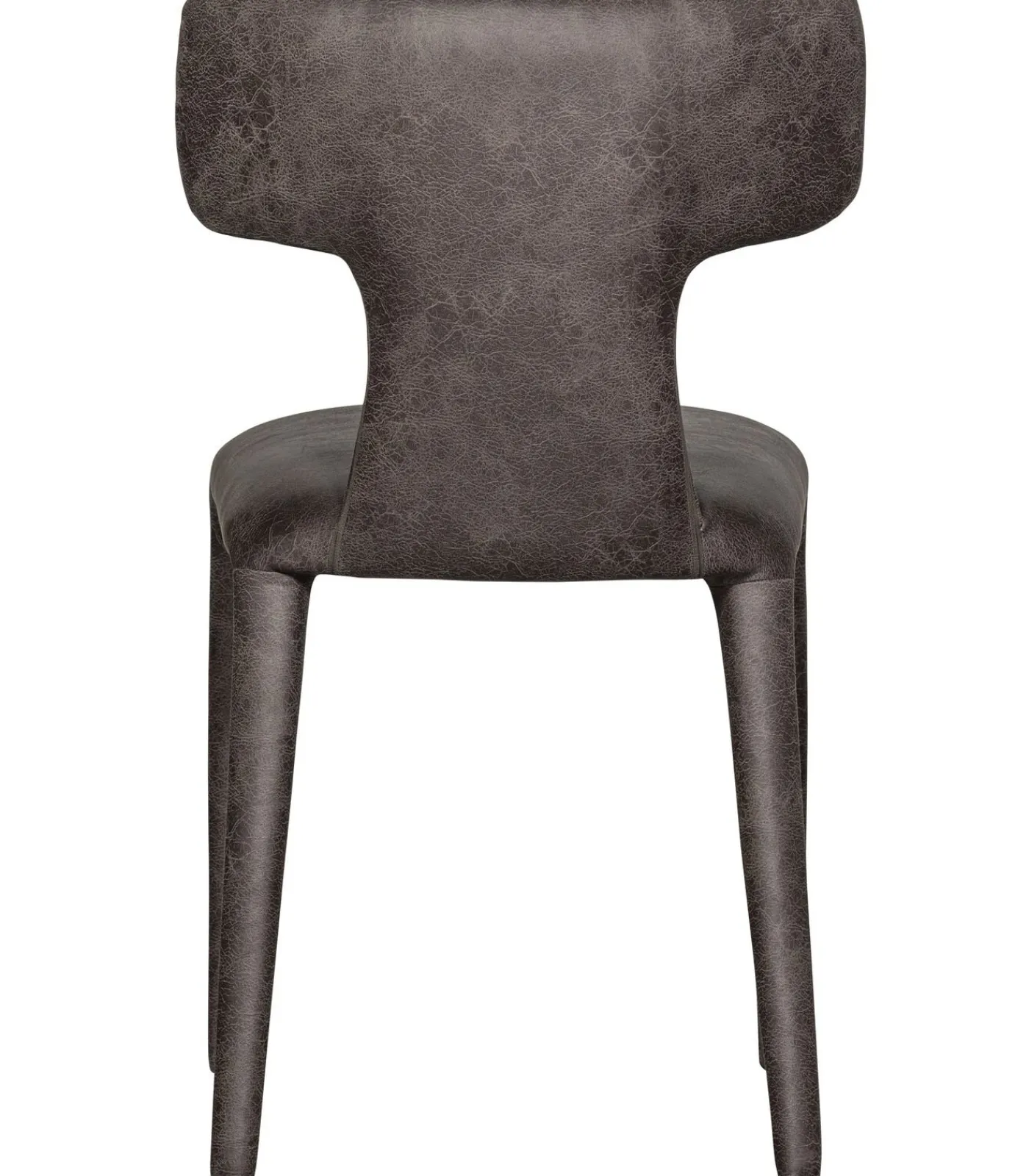 Online Permit Eetkamerstoelen - Leerlook - Zwart/Grijs - Set van 6 Stoelen