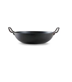 Sale Plaatstalen Wadjan | Ø 33 cm | Vooraf ingebrand | Natuurlijke antiaanbaklaag | Voor alle warmtebronnen Potten & Pannen