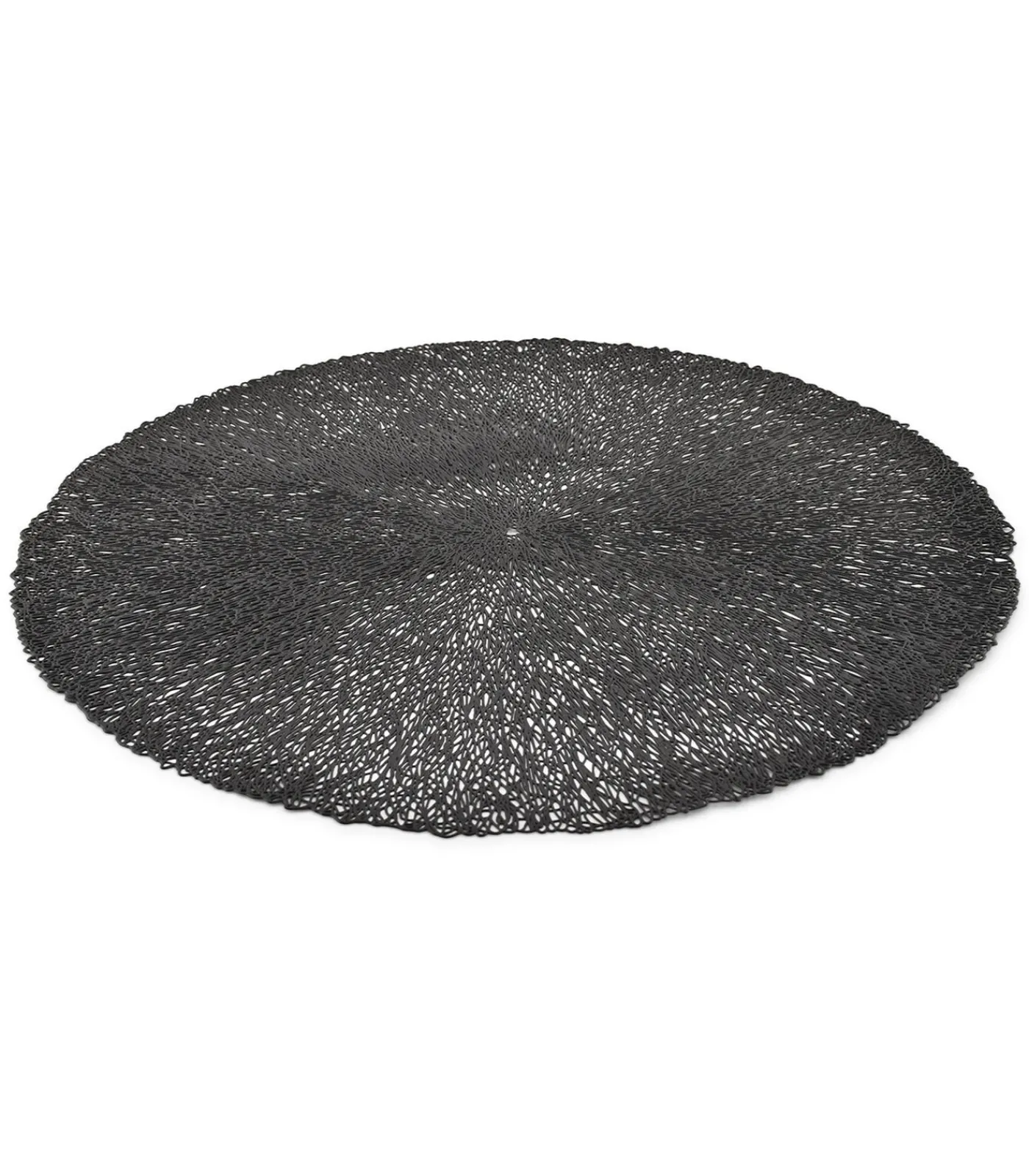 Discount Placemat 38cm zwart Vene - (x4) Keukenaccessoires
