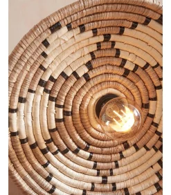 Sale Plafonniere Andros - Naturel/Wit - Ø45cm Hanglampen