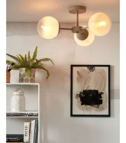 Best Plafonniere Aspen - Zand - 54x54x22.5cm Hanglampen