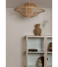 New Plafonniere Maui - Naturel - Ø70cm Hanglampen