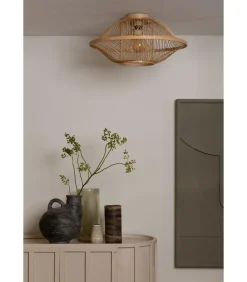 Outlet Plafonniere Maui - Naturel - Ø50cm Hanglampen