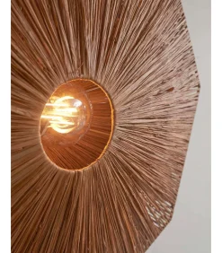 Hot Plafonniere Panama - Bruin - 45x45x5cm Hanglampen