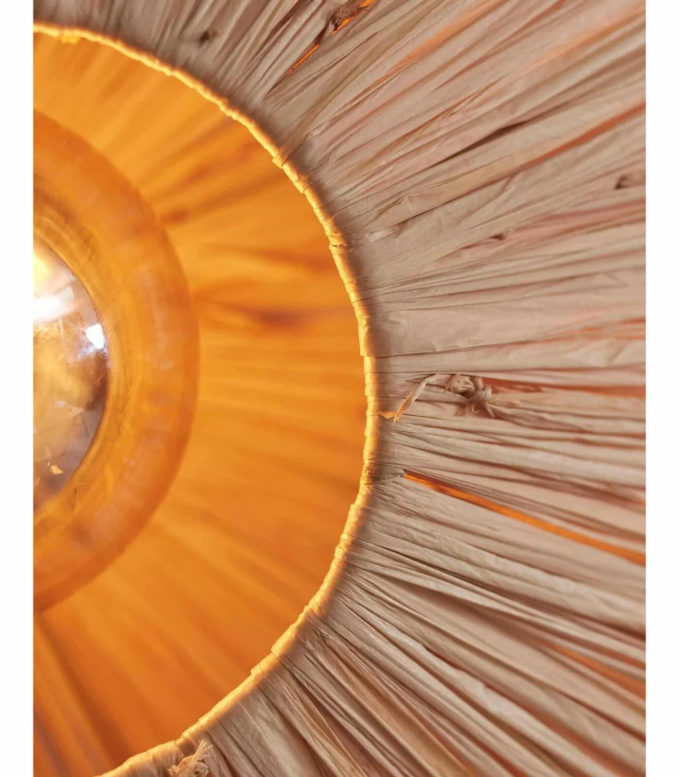 Best Plafonniere Panama - Naturel - 45x45x5cm Hanglampen