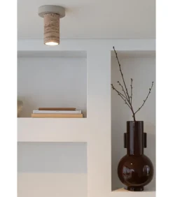 Online Plafonniere Tivoli - Bruin - Ø12cm Hanglampen