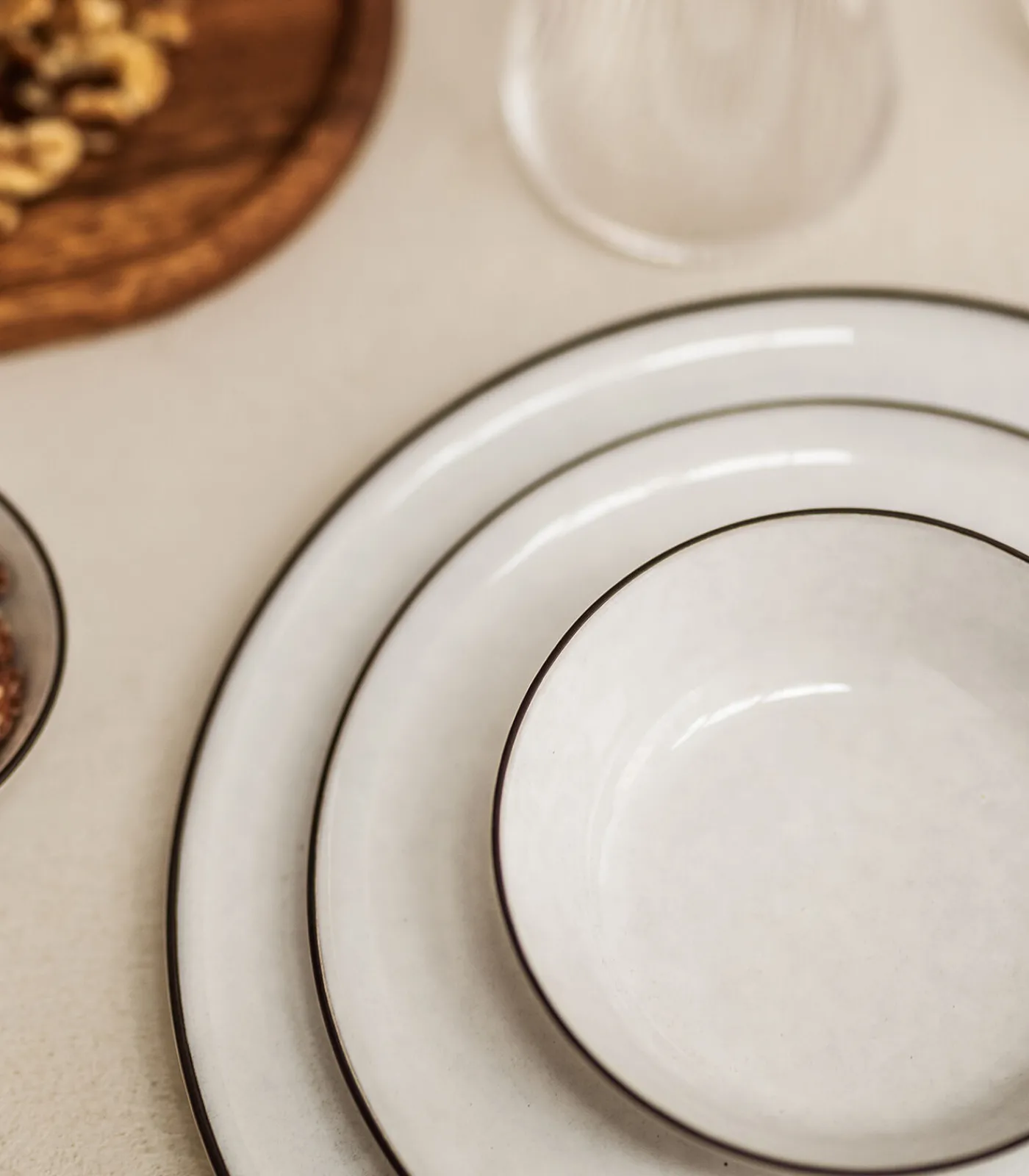 Best Plat bord 26cm wit Fina - (x4) Tafelgerei