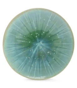 New Plat bord 23,5xH3,5cm turquoise Eclipse - (x4) Tafelgerei