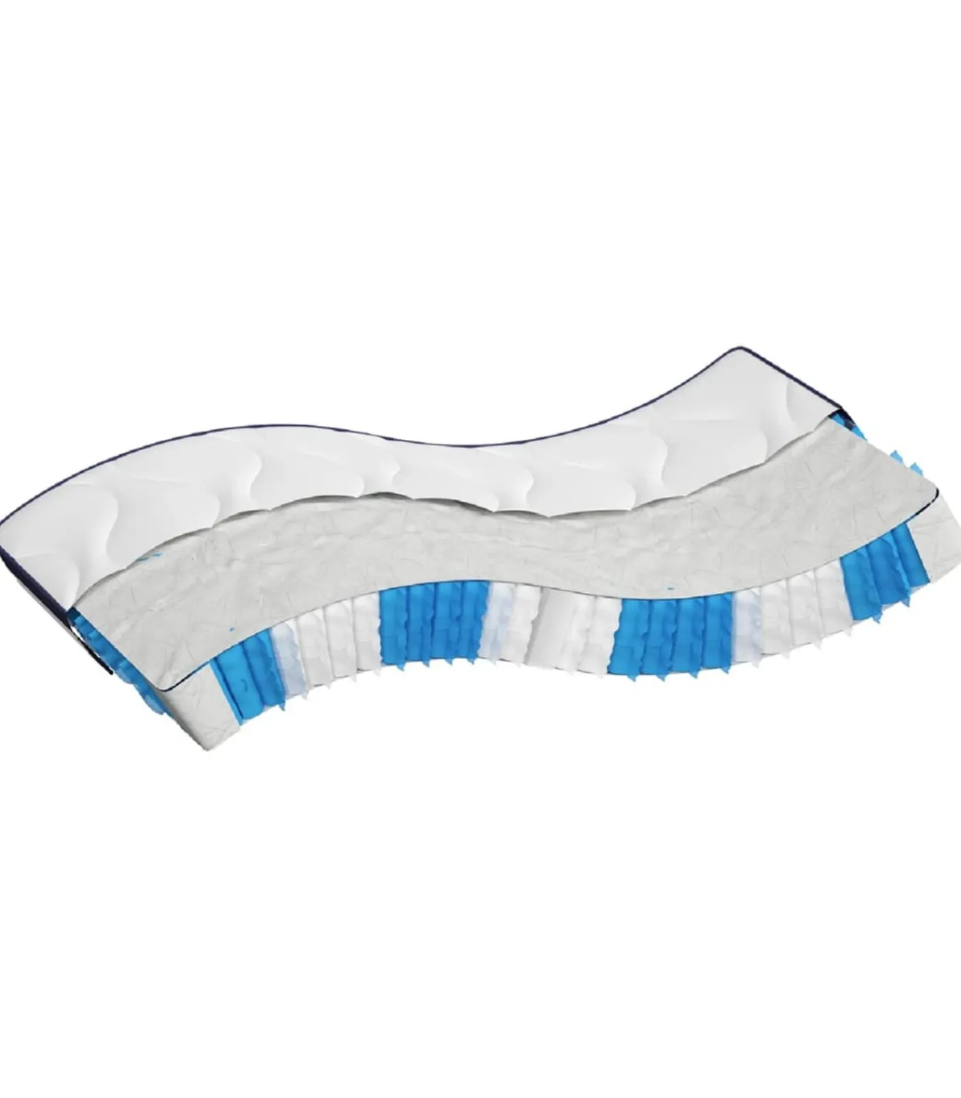 Best Pocketveringmatras middelhard-hard 120x200 cm Matrasbeschermer