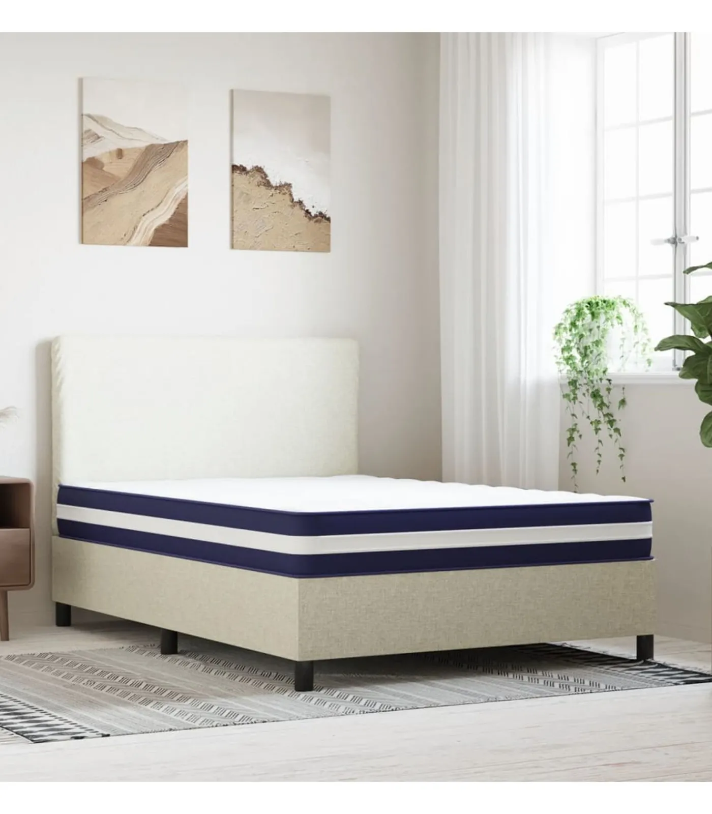 Best Pocketveringmatras middelhard-hard 120x200 cm Matrasbeschermer