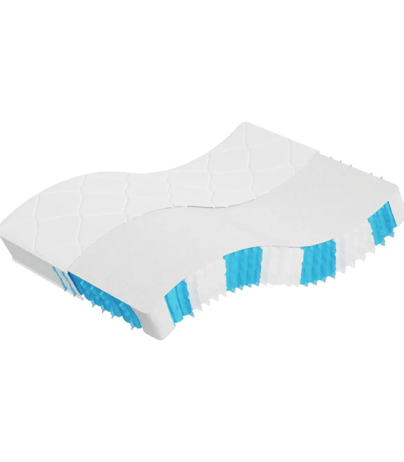 Outlet Pocketveringmatras middelhard-hard 140x190 cm Matrasbeschermer