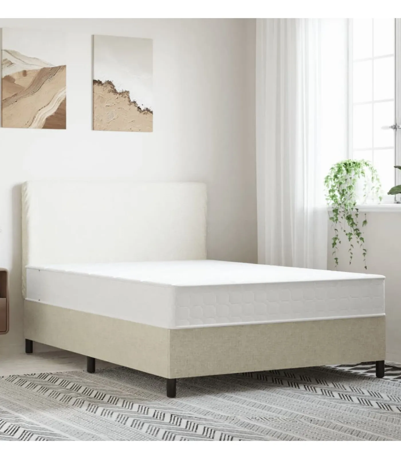 Outlet Pocketveringmatras middelhard-hard 140x190 cm Matrasbeschermer