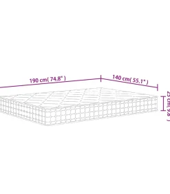 Outlet Pocketveringmatras middelhard-hard 140x190 cm Matrasbeschermer