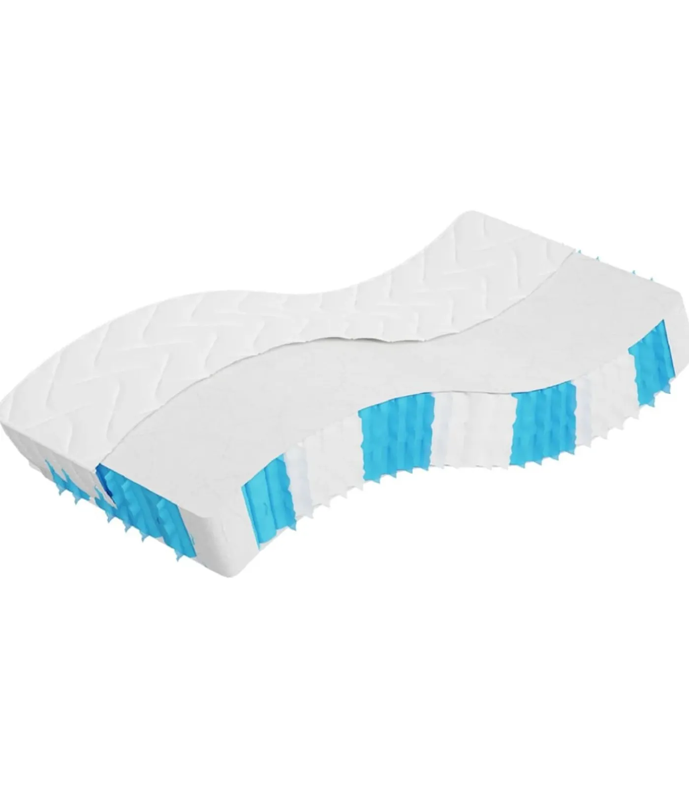 Best Pocketveringmatras middelhard-hard 90x190 cm Single Size Matrasbeschermer