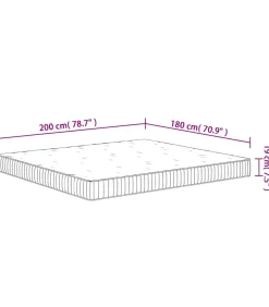 Discount Pocketveringmatras middelhard 180x200 cm Matrasbeschermer