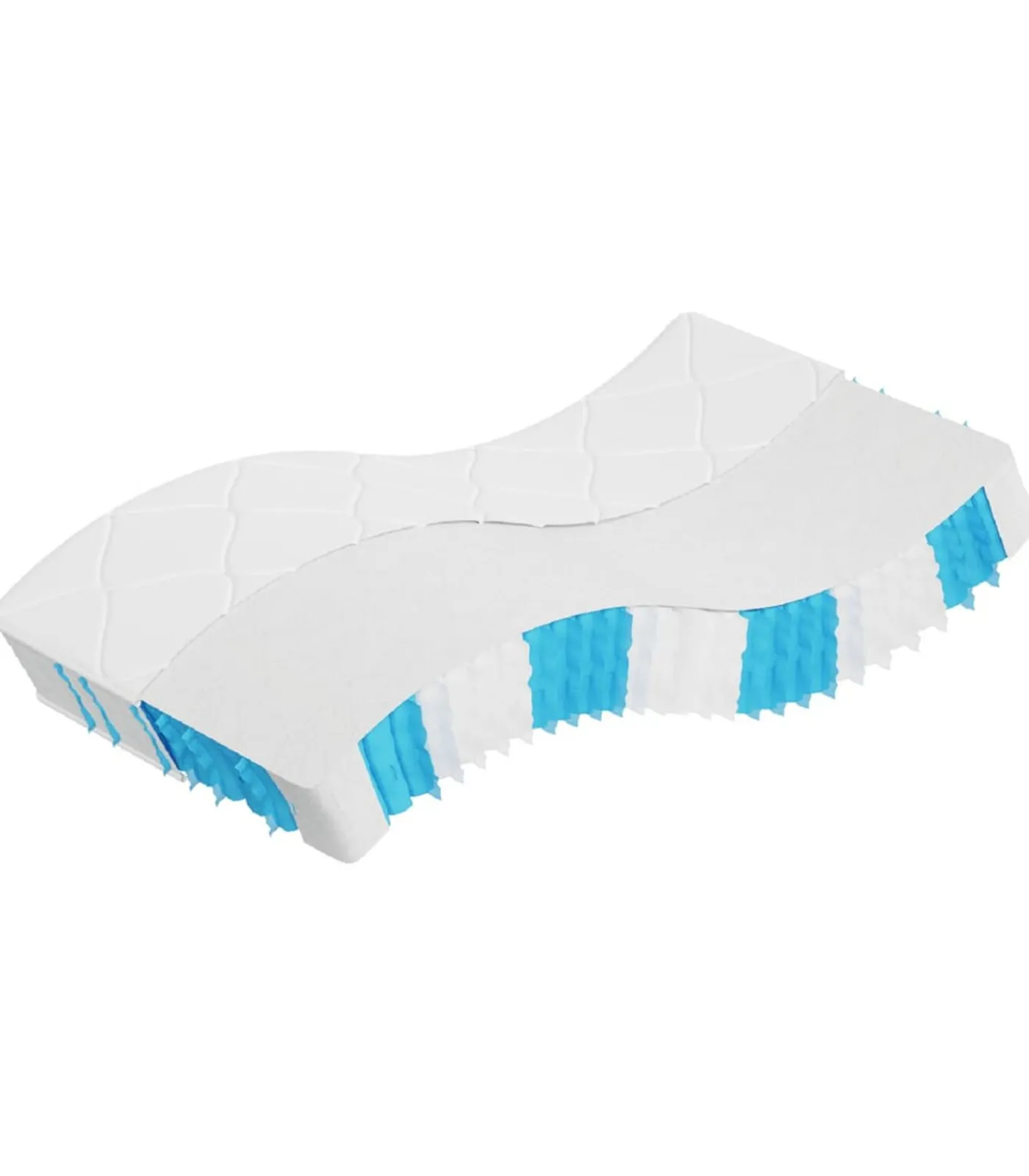 Discount Pocketveringmatras middelhard-hard 120x200 cm Matrasbeschermer