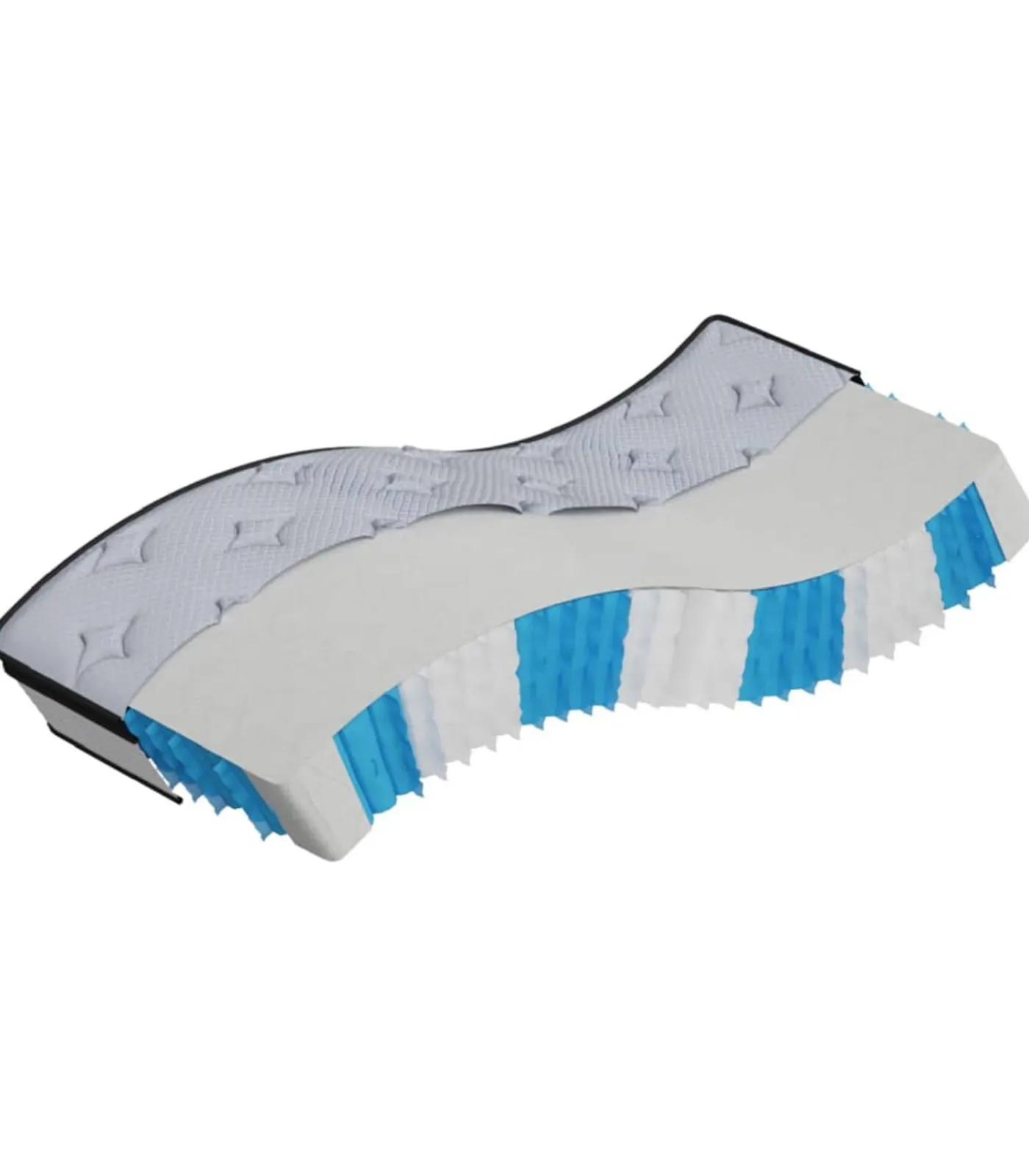 Discount Pocketveringmatras middelhard 90x200 cm Matrasbeschermer