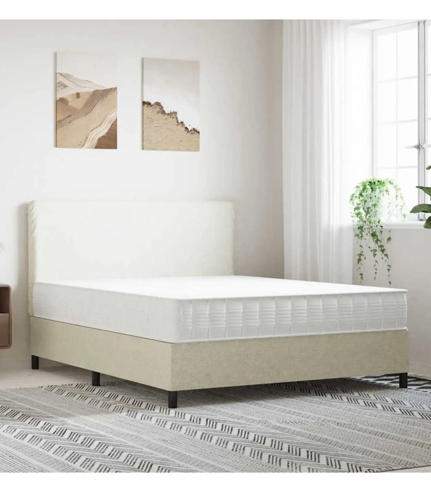 Best Pocketveringmatras middelhard-hard 160x200 cm Super King Size Matrasbeschermer