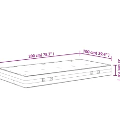 Discount Pocketveringmatras middelhard-hard 100x200 cm Matrasbeschermer