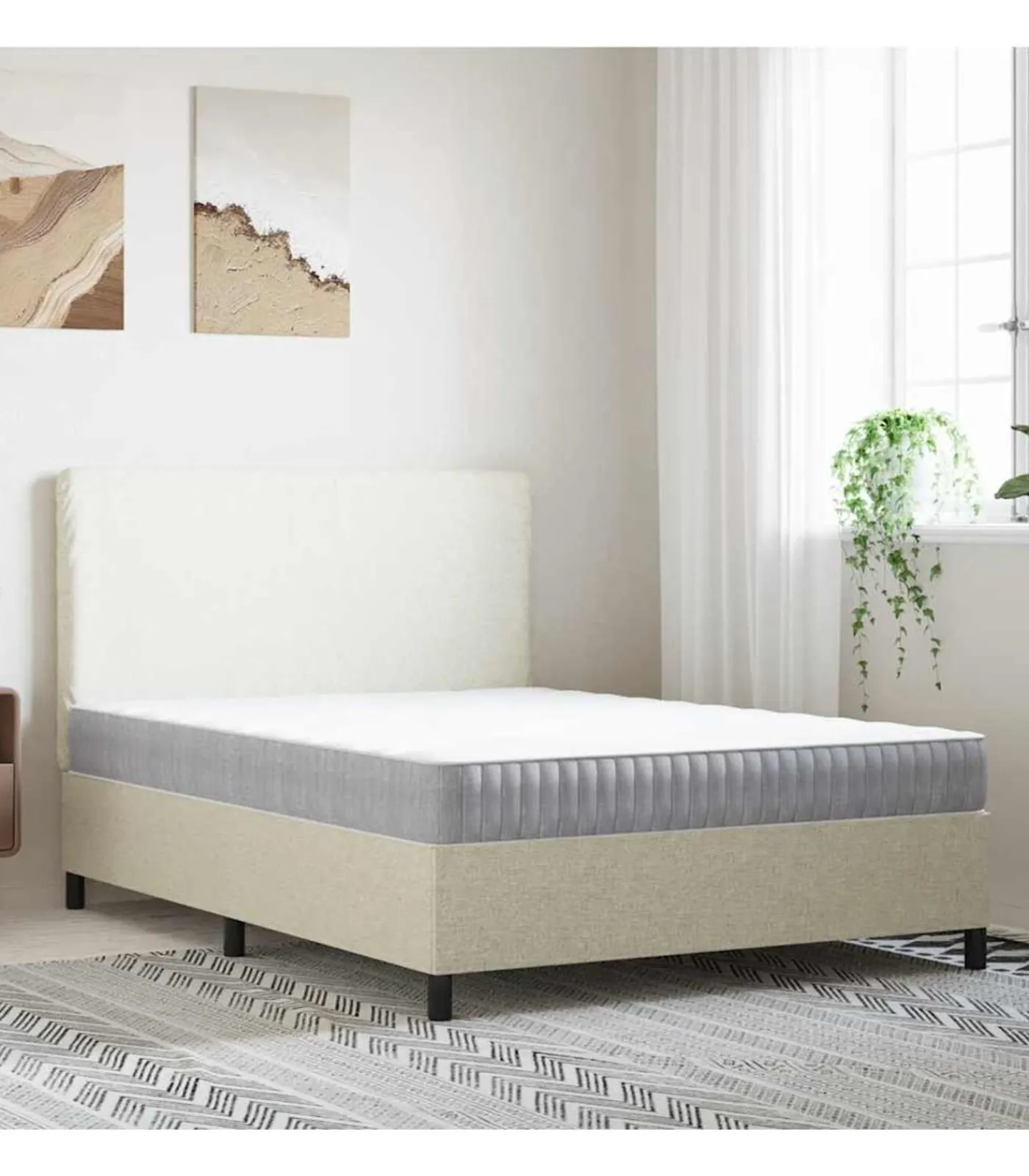 Online Pocketveringmatras middelhard 140x200 cm Matrasbeschermer