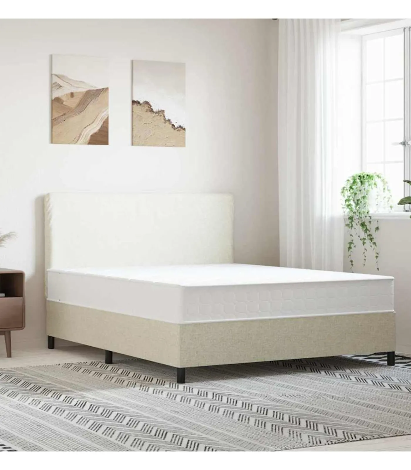 Best Pocketveringmatras middelhard-hard 160x200 cm Super King Size Matrasbeschermer