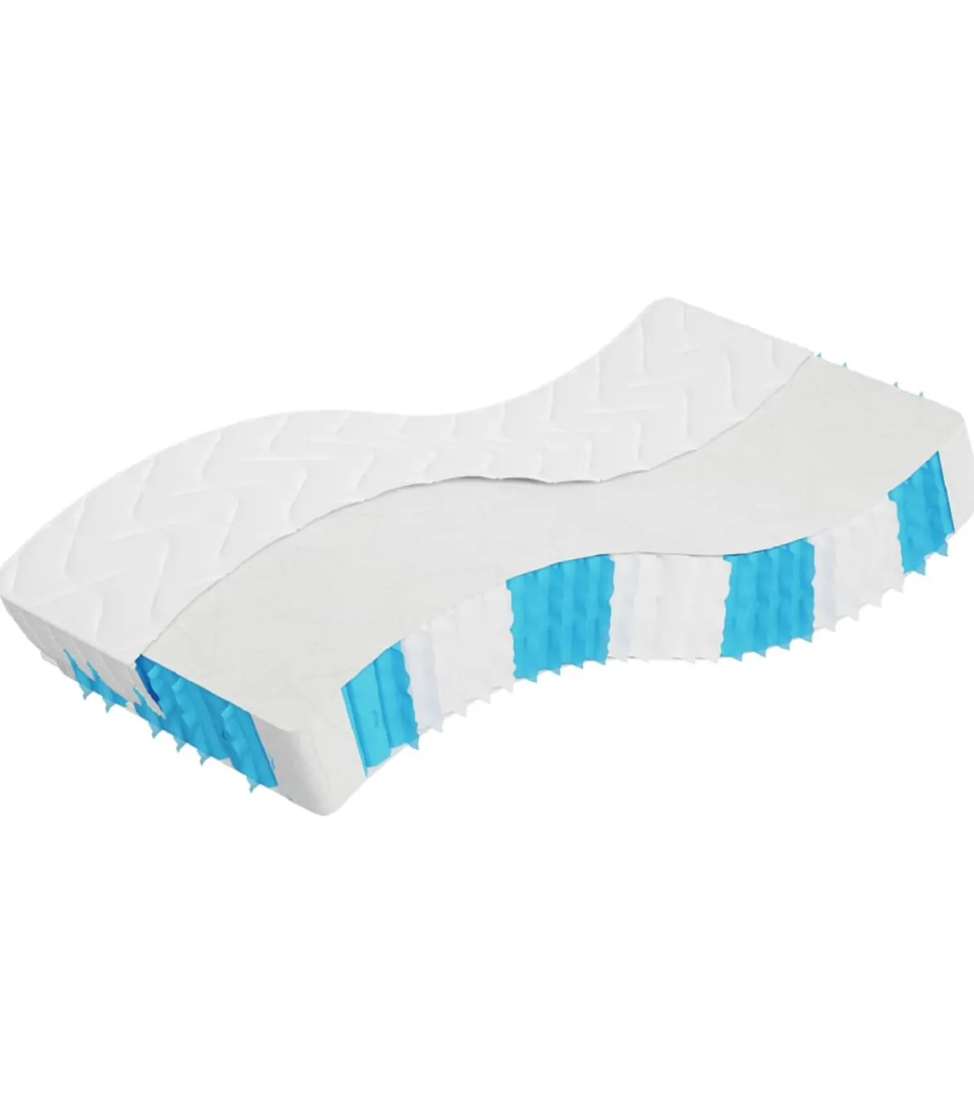 New Pocketveringmatras middelhard-hard 70x200 cm Matrasbeschermer