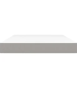 Online Pocketveringmatras 140x190x20 cm stof lichtgrijs Matrasbeschermer