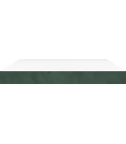 Sale Pocketveringmatras 160x200x20 cm fluweel donkergroen Matrasbeschermer
