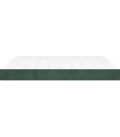 Sale Pocketveringmatras 160x200x20 cm fluweel donkergroen Matrasbeschermer